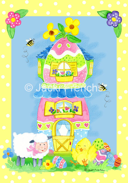 Easter Egg house