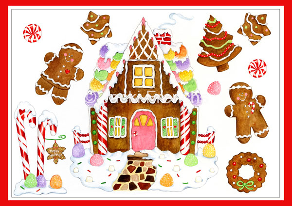 Gingerbread House& Cookies 150dpi copy copy 2